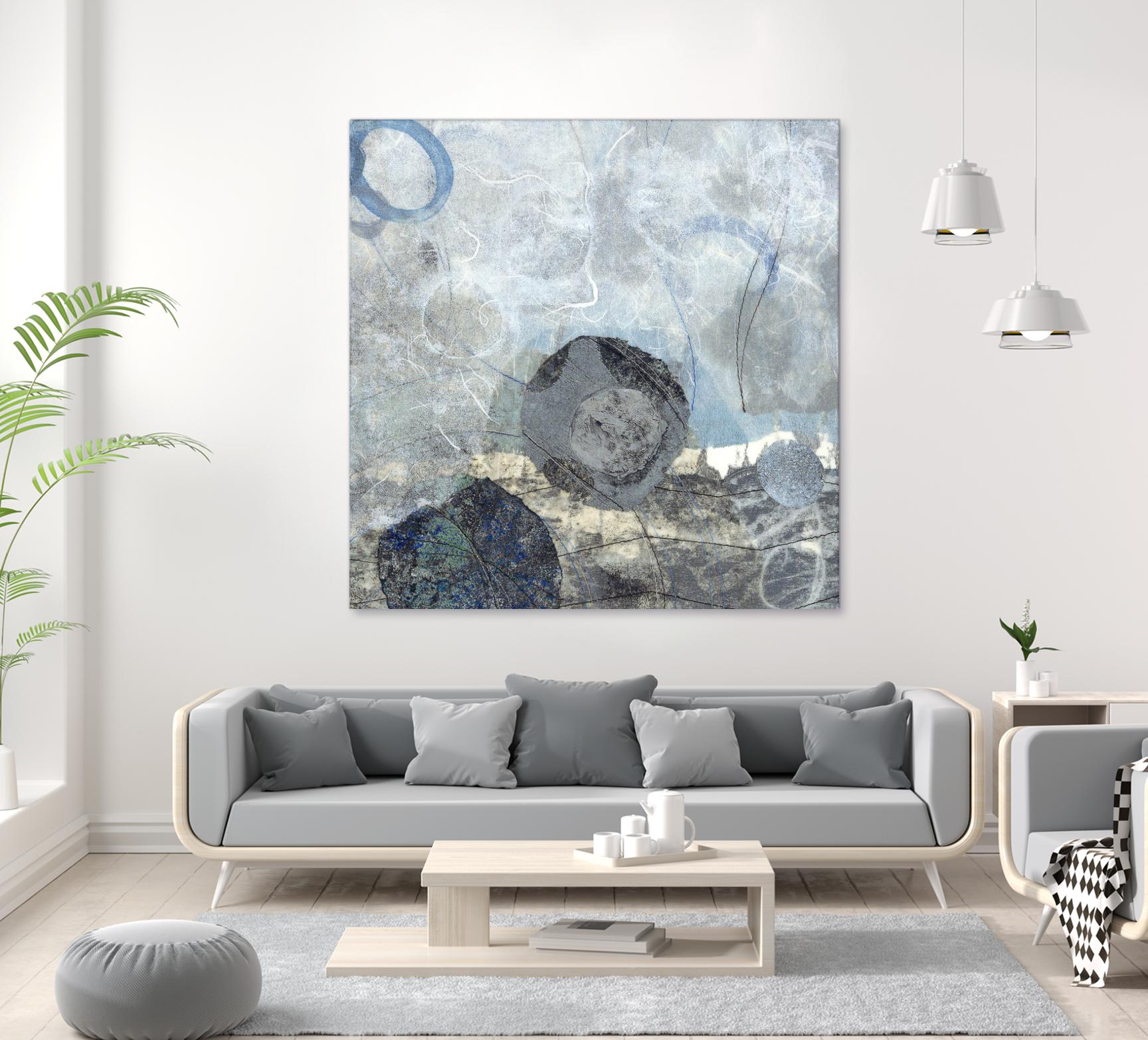 Pathways II: Wave by David Owen Hastings on GIANT ART - blue abstract