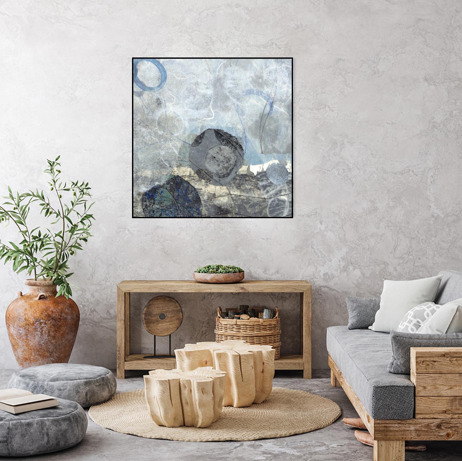 Pathways II: Wave by David Owen Hastings on GIANT ART - blue abstract