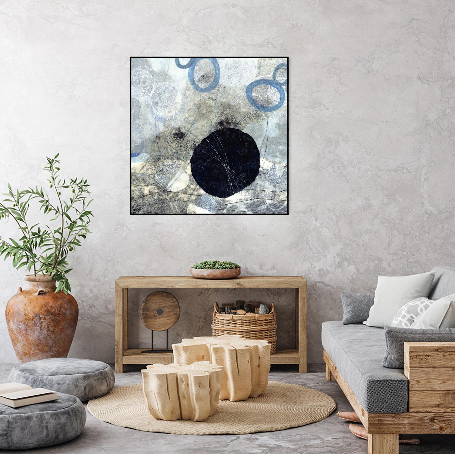 Pathways II: Crash by David Owen Hastings on GIANT ART - blue abstract