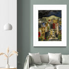 Urbana 2 by Susan Gillette on GIANT ART - beige city scene