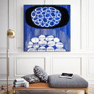 Waterway II by Mary Calkins on GIANT ART - black abstract