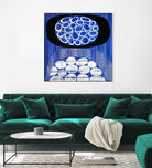 Waterway II by Mary Calkins on GIANT ART - black abstract
