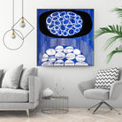 Waterway II by Mary Calkins on GIANT ART - black abstract