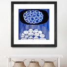 Waterway II by Mary Calkins on GIANT ART - black abstract