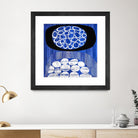Waterway II by Mary Calkins on GIANT ART - black abstract