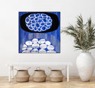 Waterway II by Mary Calkins on GIANT ART - black abstract
