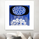 Waterway II by Mary Calkins on GIANT ART - black abstract