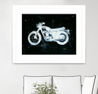 Moto White by JB Hall on GIANT ART - black leisure