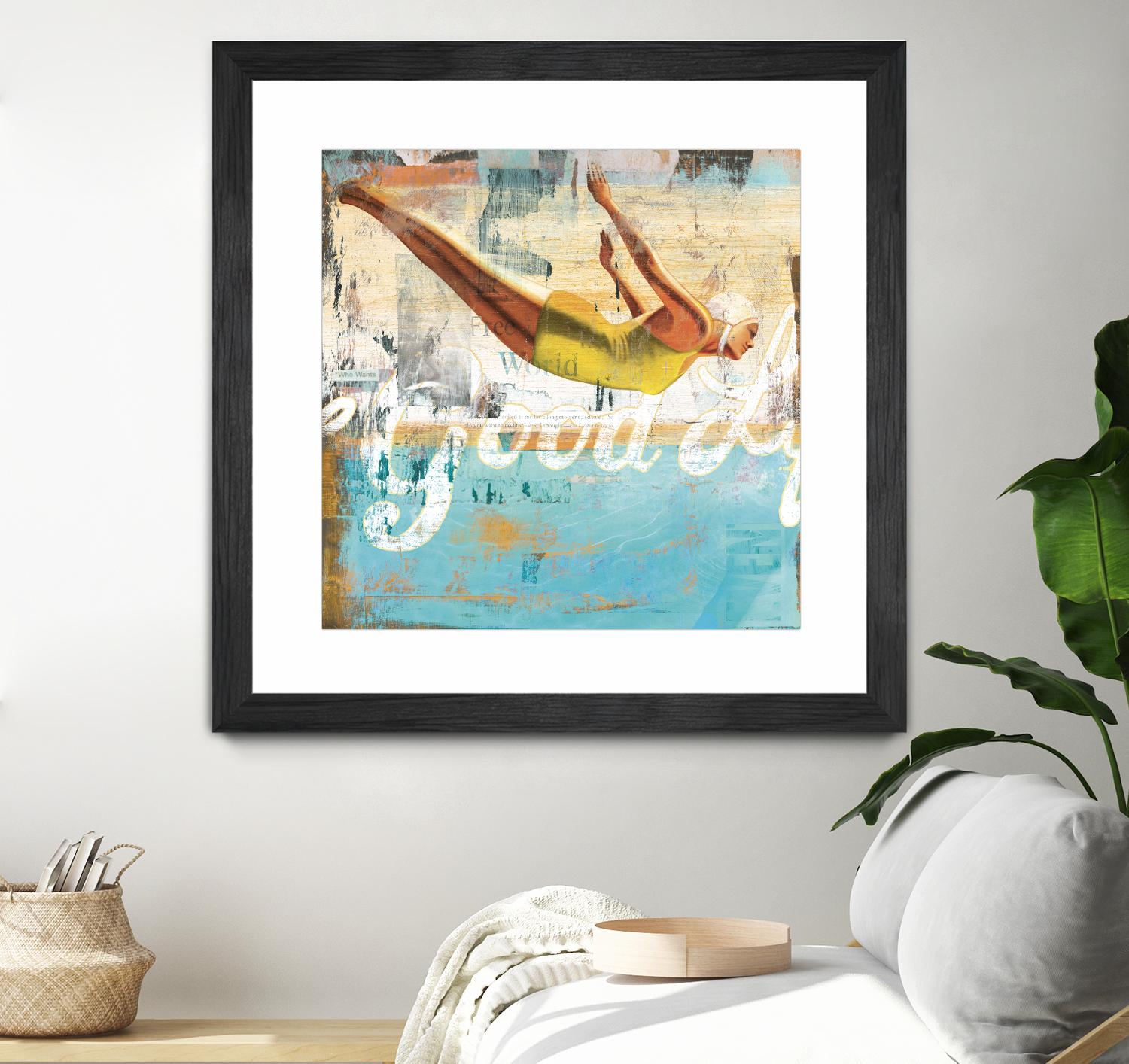 The Good Life by Cory Steffen on GIANT ART - yellow vintage