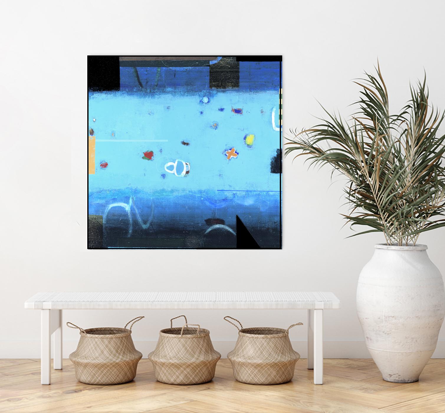 Reflector 1 by David Dauncey on GIANT ART - black abstract