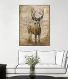 Native Spirit 1 by Elizabeth Hope on GIANT ART - beige animals