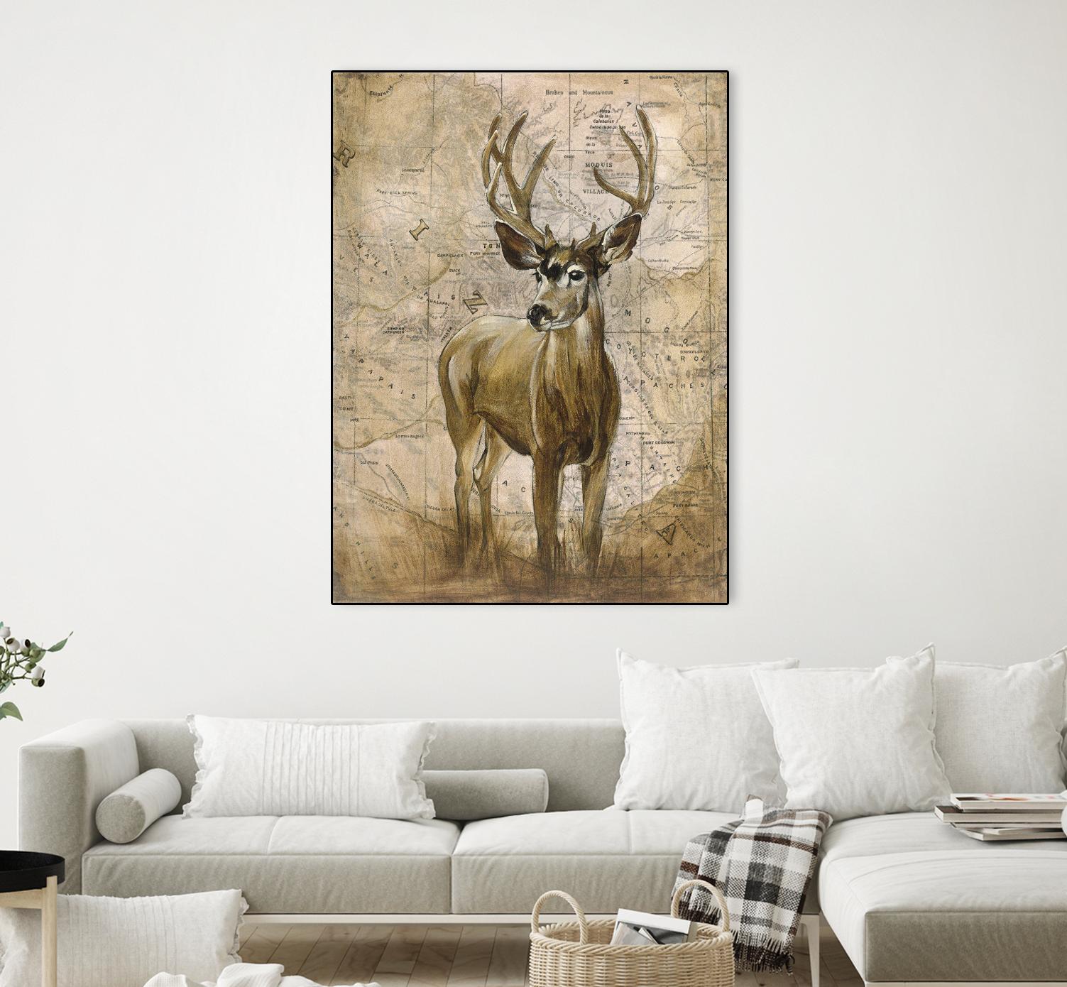Native Spirit 1 by Elizabeth Hope on GIANT ART - beige animals
