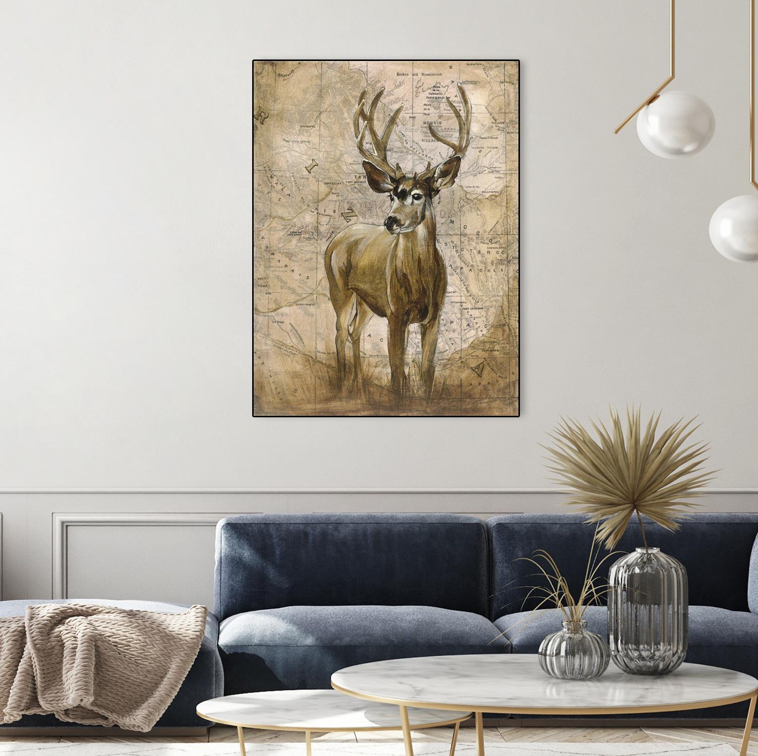 Native Spirit 1 by Elizabeth Hope on GIANT ART - beige animals