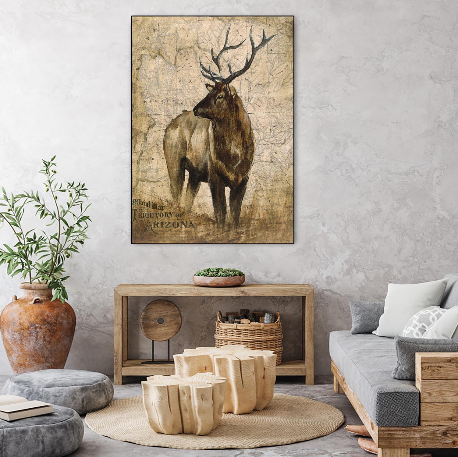 Native Spirit 2 by Elizabeth Hope on GIANT ART - beige animals