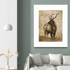 Native Spirit 2 by Elizabeth Hope on GIANT ART - beige animals