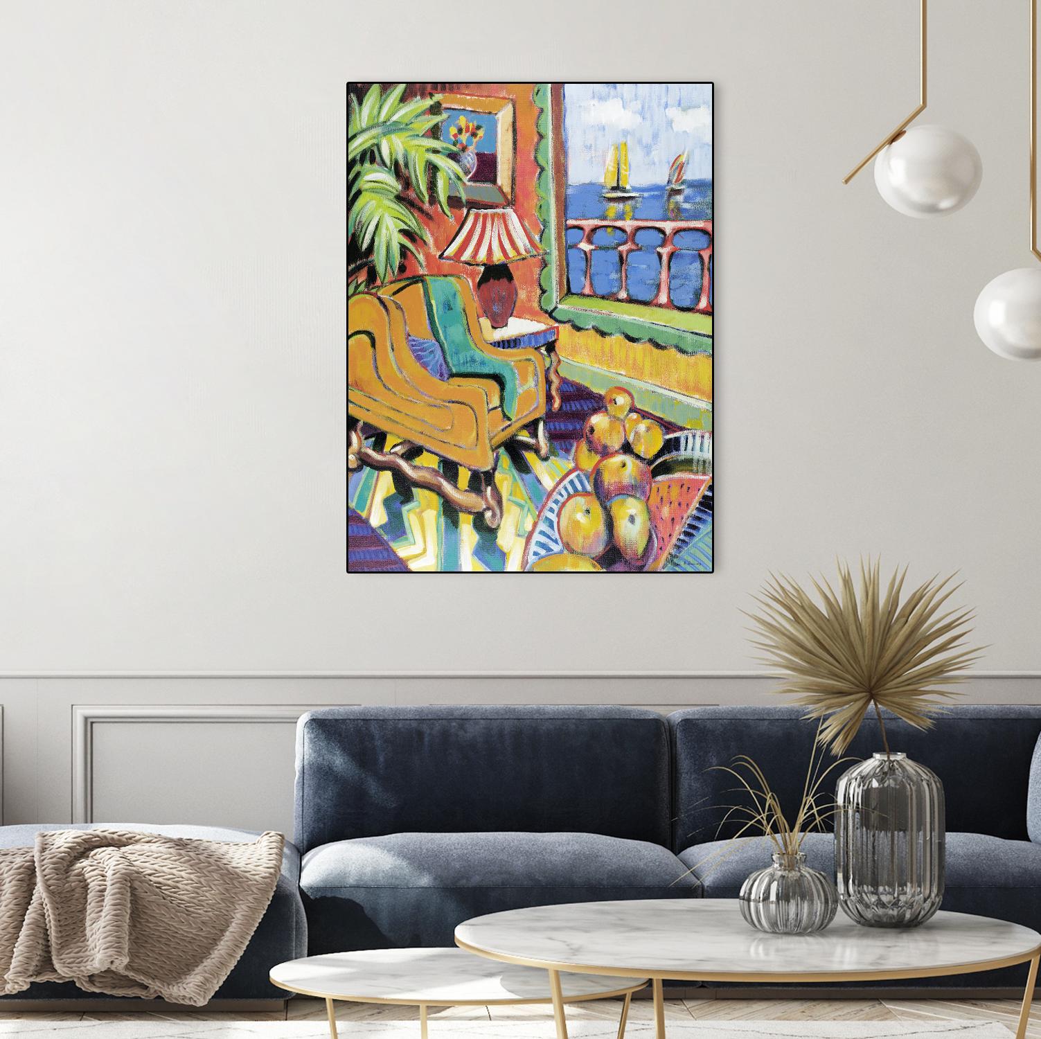 Bayview 1 by David Dauncey on GIANT ART - yellow contemporary