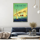 Sarasota by Stella Bradley on GIANT ART - yellow tropical