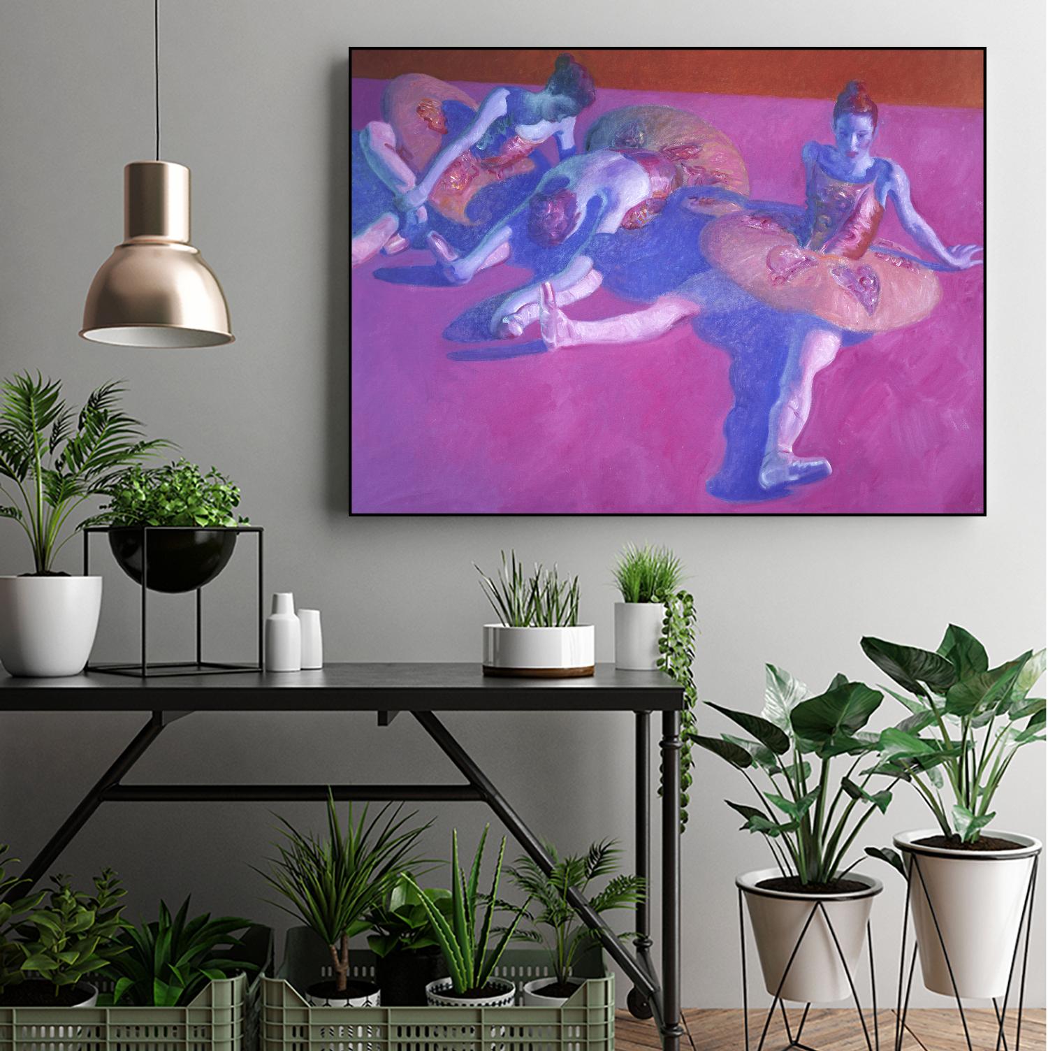 Resting by John Asaro on GIANT ART - purple music - dance