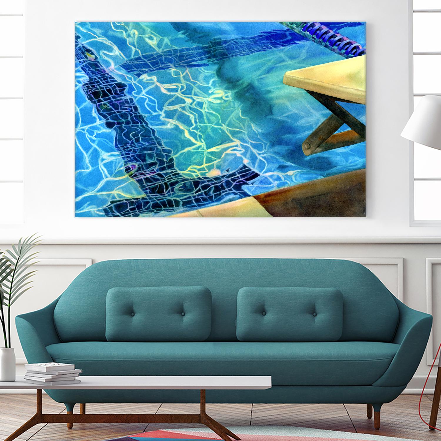 Between the Lanes by Terri Hill on GIANT ART - beige leisure