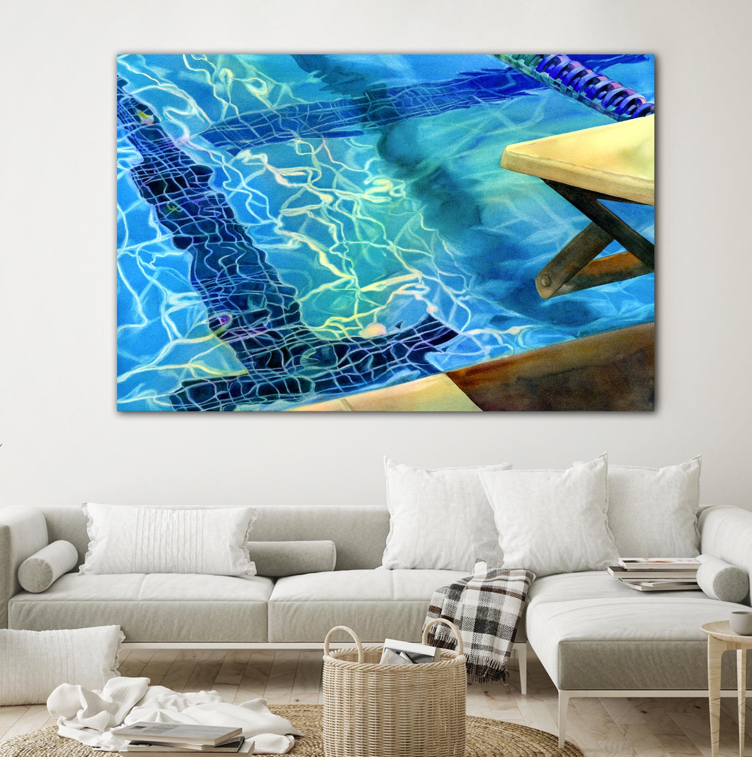 Between the Lanes by Terri Hill on GIANT ART - beige leisure