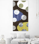 Spring is Beneath the Snow 1 by Mary Calkins on GIANT ART - blue abstract