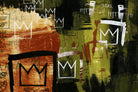 Graffiti Crowns by Tracy Hiner on GIANT ART - orange contemporary