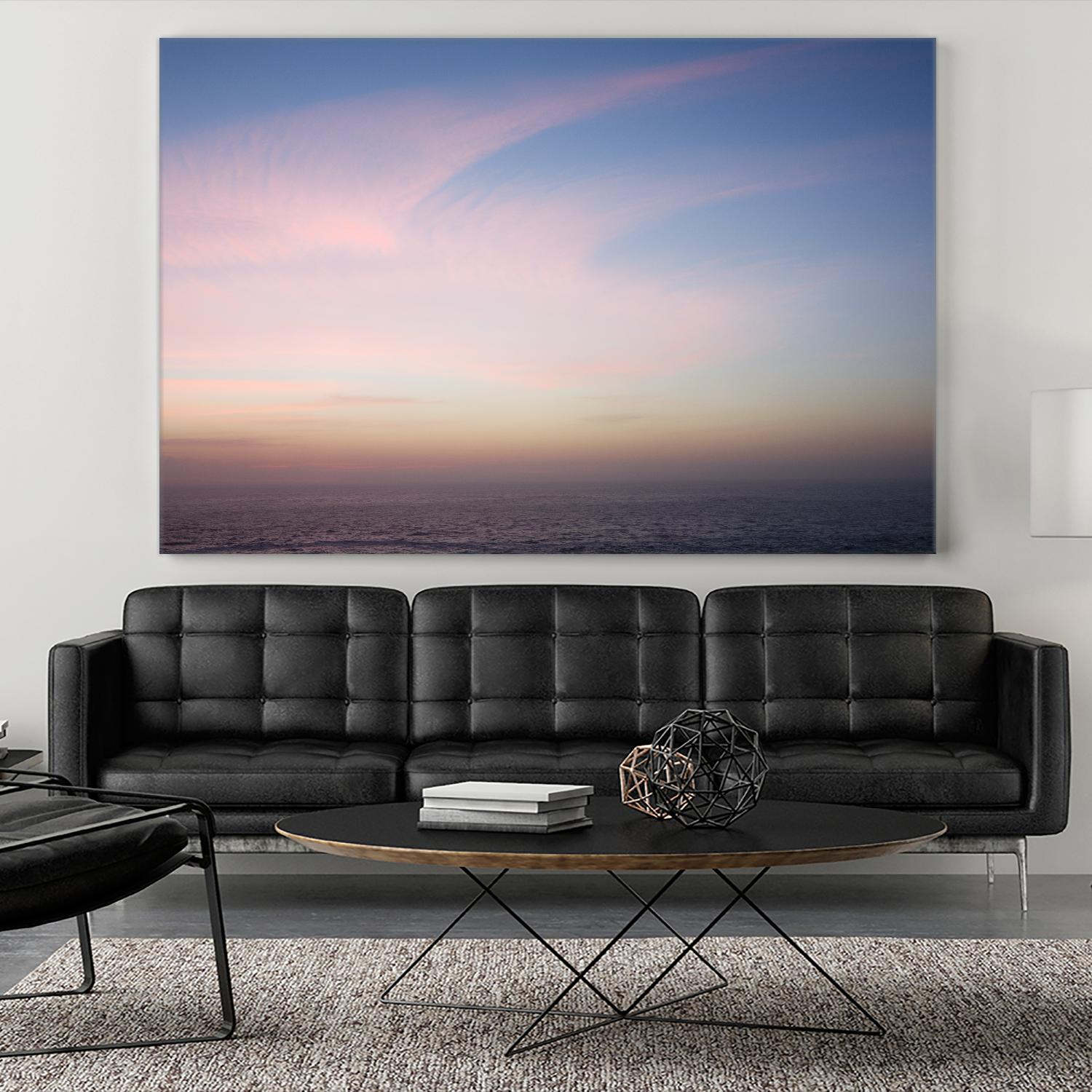 Ocean and Sky 1 by Acer Images on GIANT ART - pink landscape