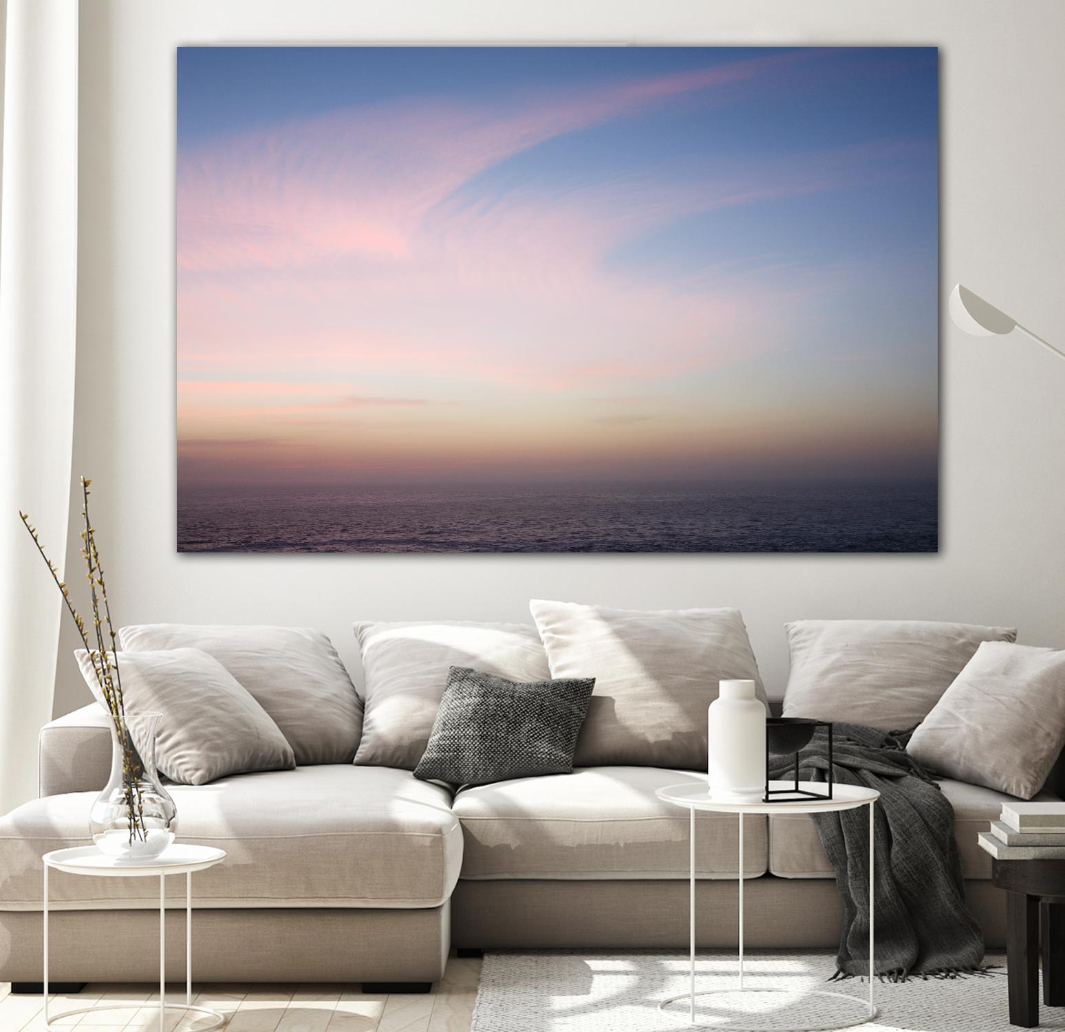 Ocean and Sky 1 by Acer Images on GIANT ART - pink landscape