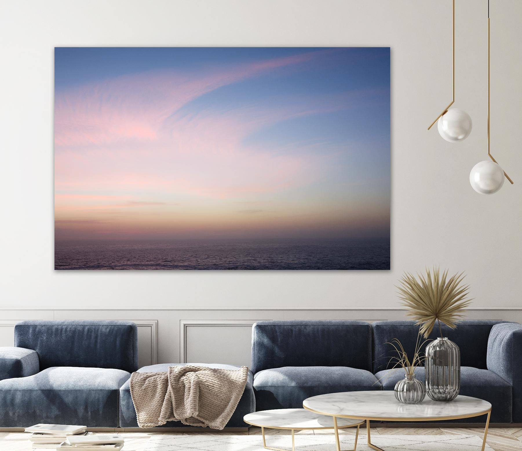 Ocean and Sky 1 by Acer Images on GIANT ART - pink landscape