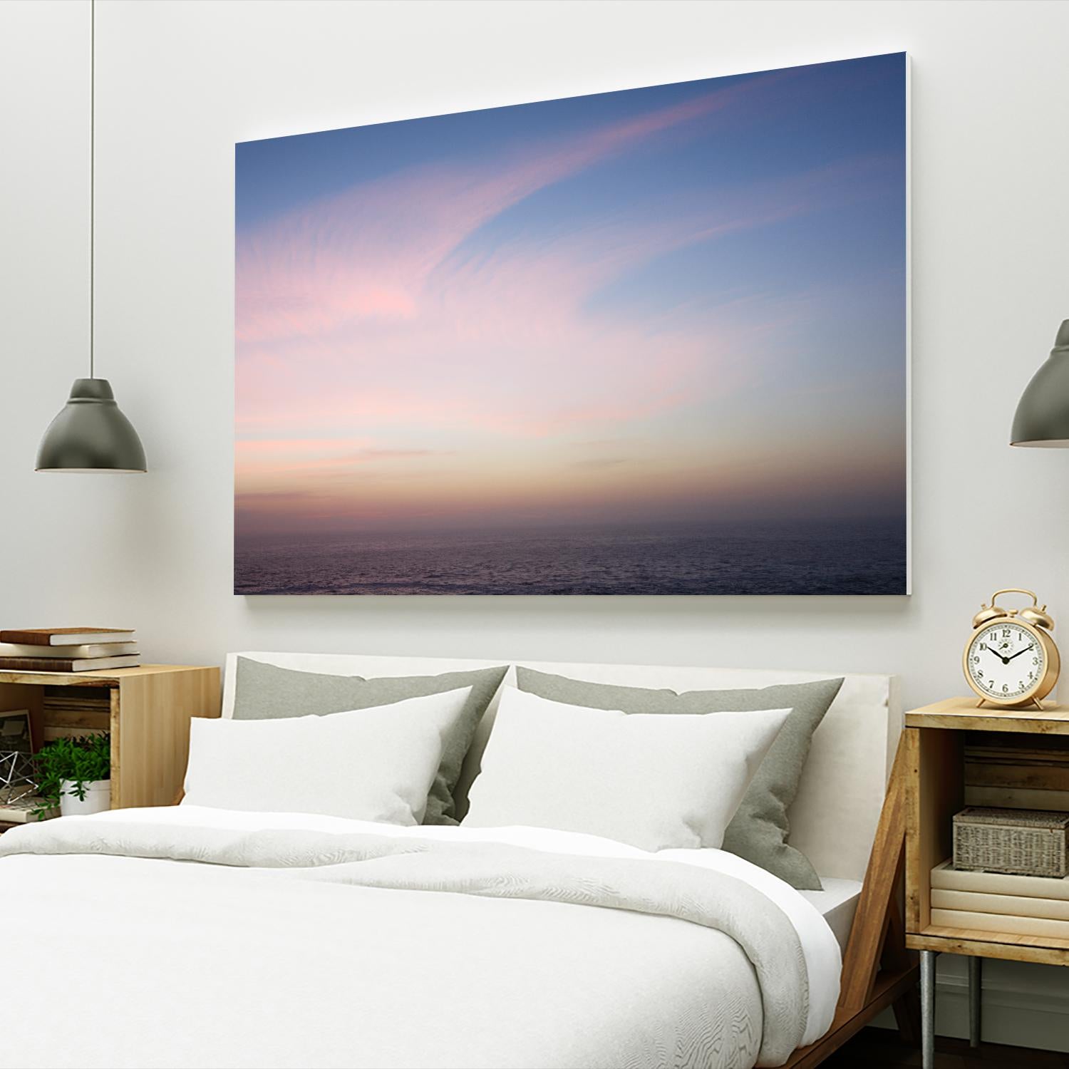 Ocean and Sky 1 by Acer Images on GIANT ART - pink landscape