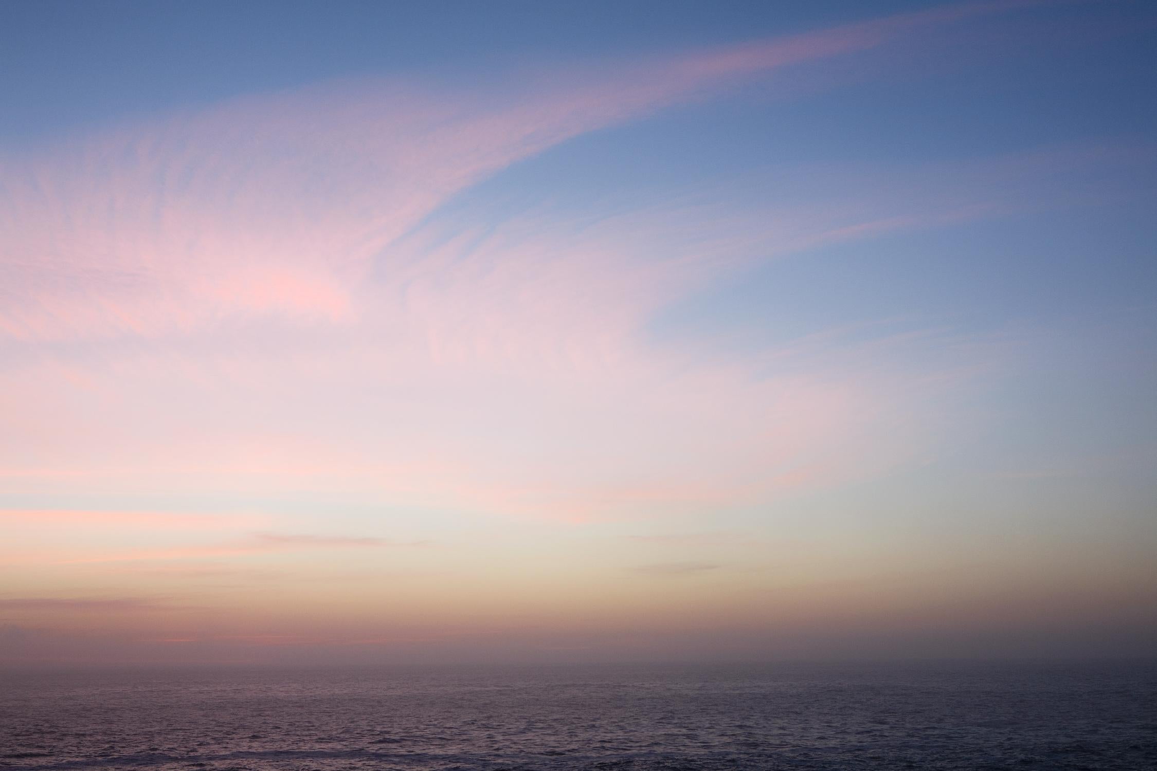 Ocean and Sky 1 by Acer Images on GIANT ART - pink landscape