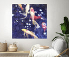 Koi 2 by Thea Schrack on GIANT ART - pink animals