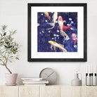 Koi 2 by Thea Schrack on GIANT ART - pink animals