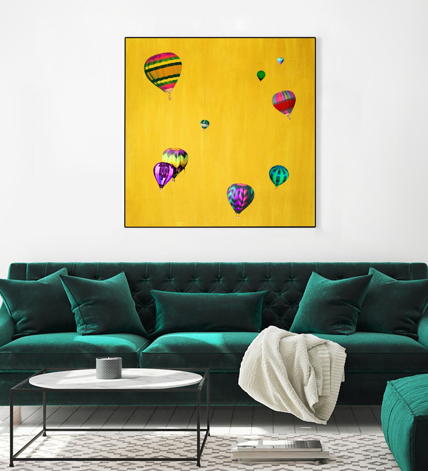 Lift Off F by GI ArtLab on GIANT ART - purple pop art - alternative