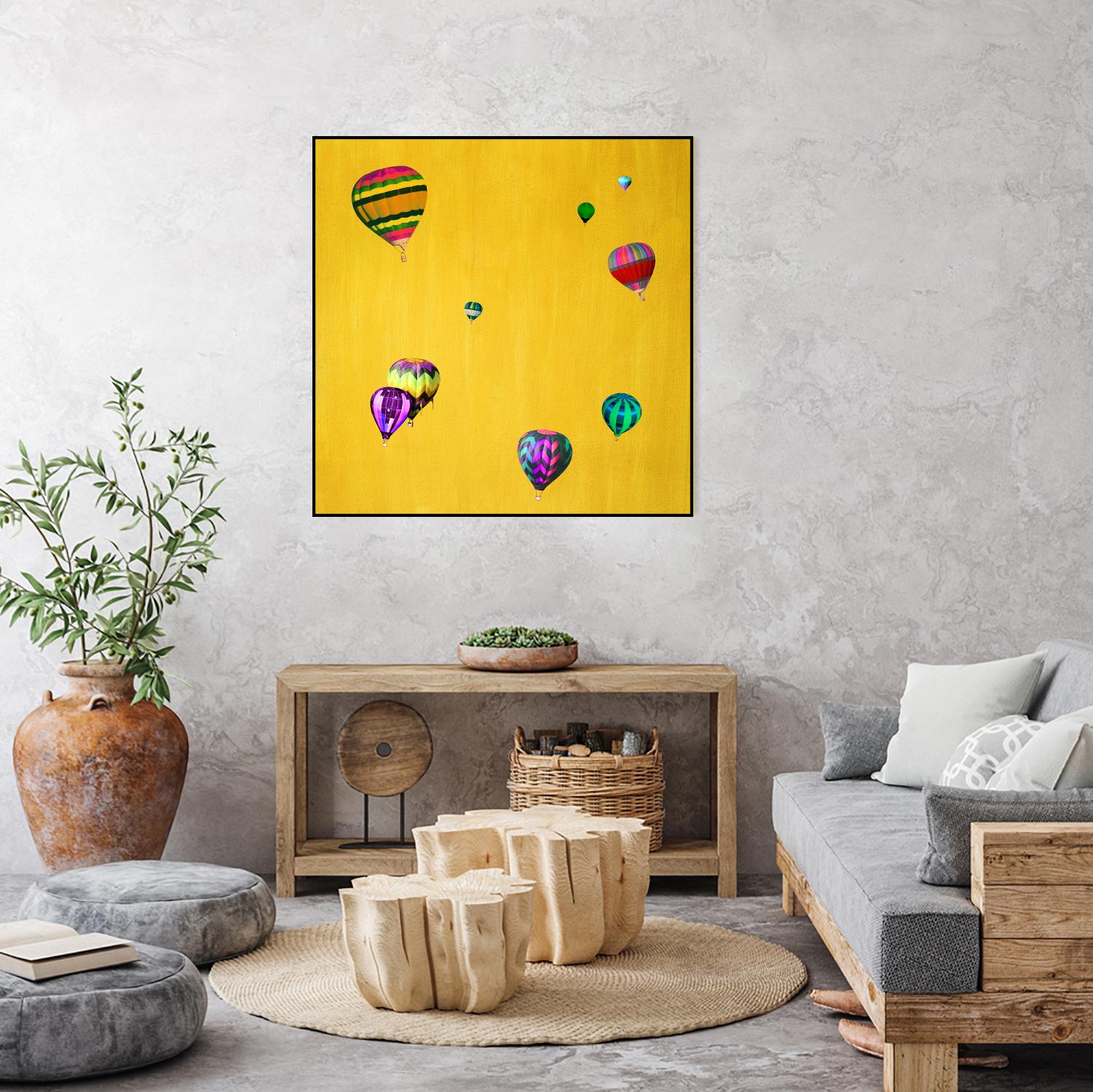 Lift Off F by GI ArtLab on GIANT ART - purple pop art - alternative