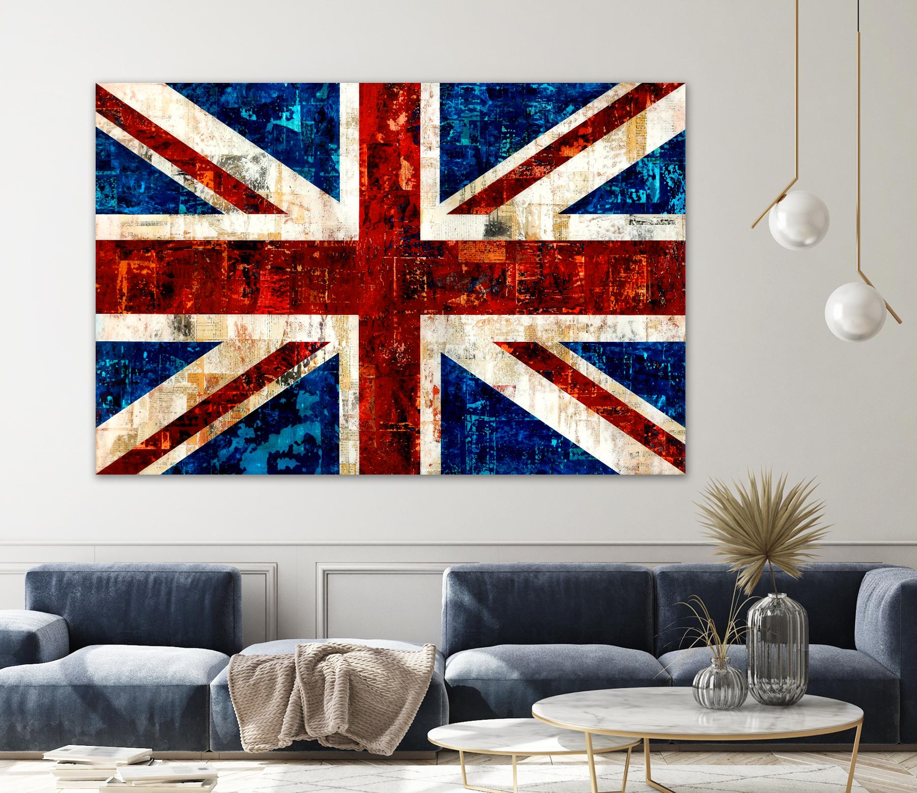 British Flag by Stella Bradley on GIANT ART - red flags