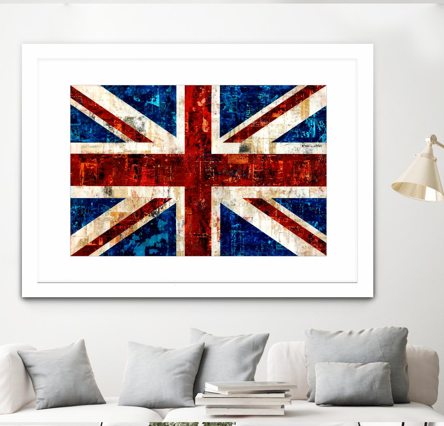 British Flag by Stella Bradley on GIANT ART - red flags