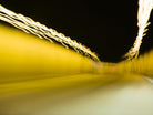 Tunnel Abstract 2 by Acer Images on GIANT ART - yellow photo art