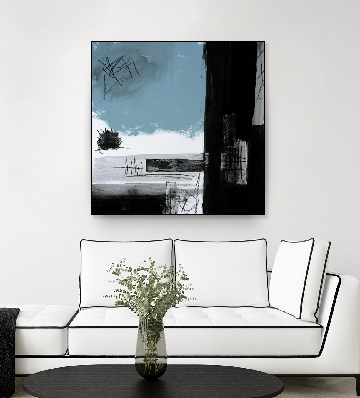 Sandstone E by Franka Palek on GIANT ART - black abstract