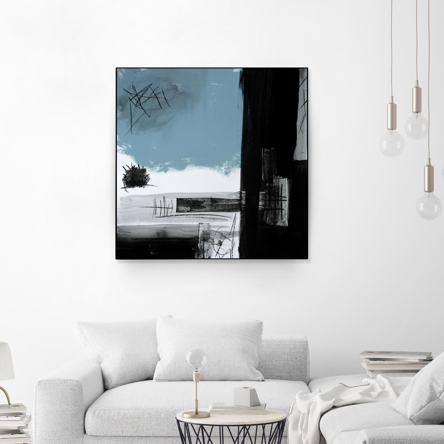 Sandstone E by Franka Palek on GIANT ART - black abstract