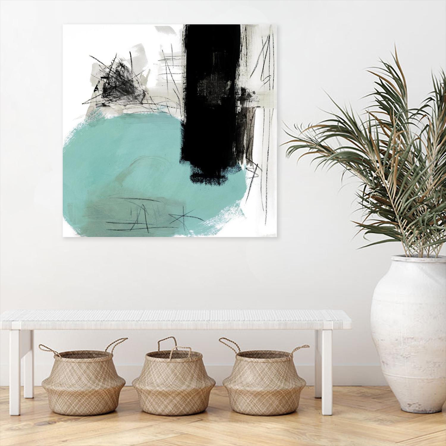 Sandstone G by Franka Palek on GIANT ART - black abstract