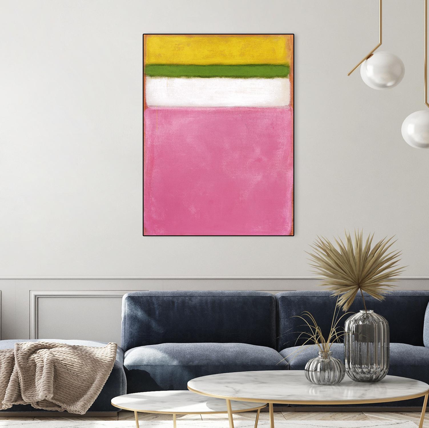 Strawberry Field by Mina Datos on GIANT ART - yellow abstract