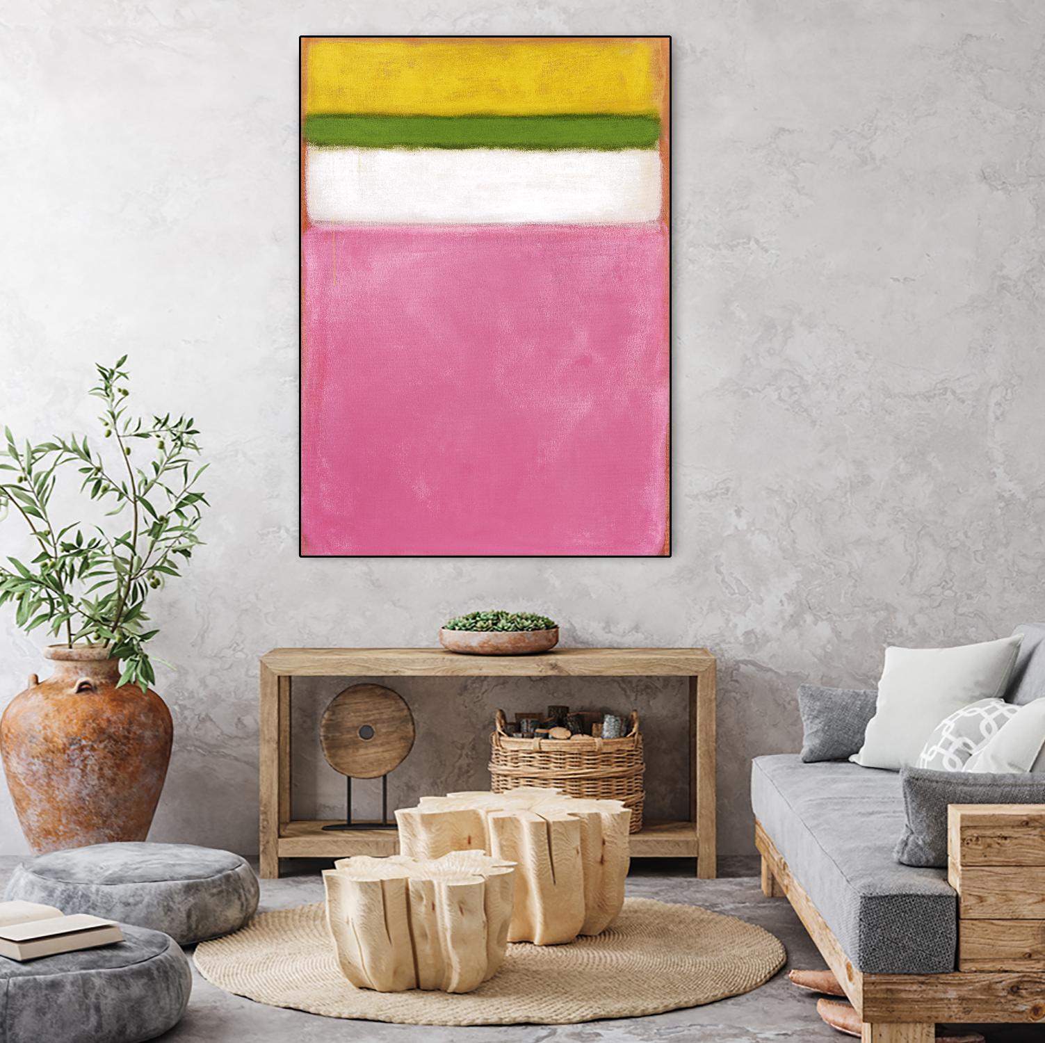 Strawberry Field by Mina Datos on GIANT ART - yellow abstract