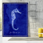Seahorse by GI ArtLab on GIANT ART - blue nautical