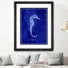 Seahorse by GI ArtLab on GIANT ART - blue nautical