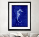 Seahorse by GI ArtLab on GIANT ART - blue nautical