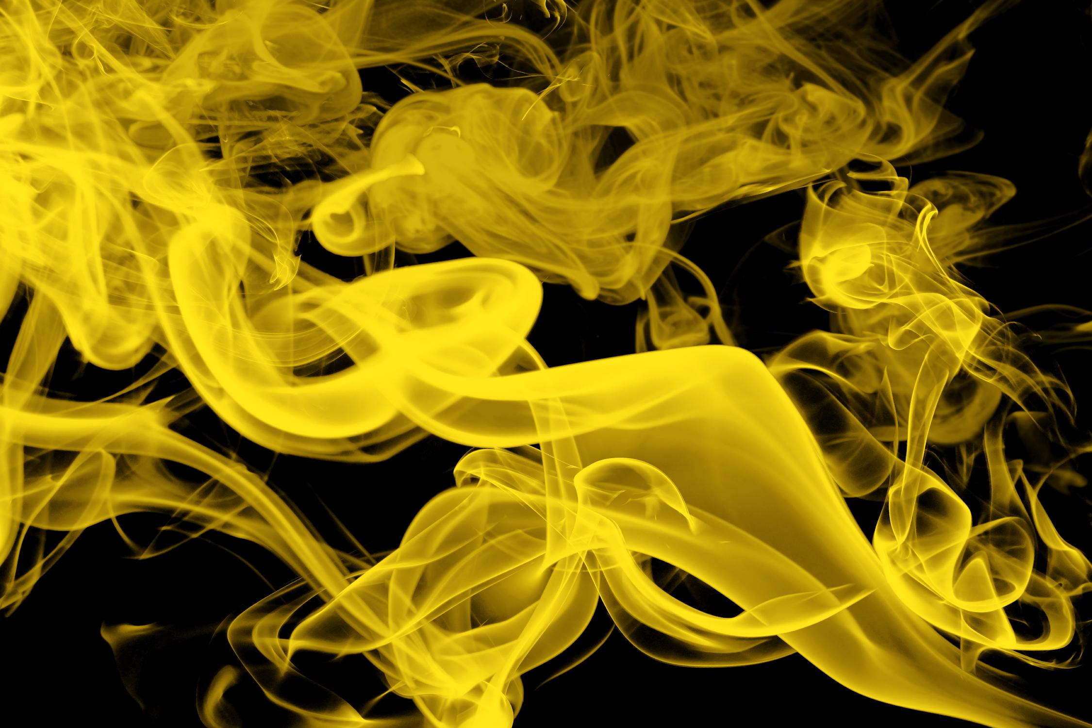 Yellow Smoke by GI ArtLab on GIANT ART - yellow abstract smoke