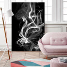 Black Smoke Abstract by GI ArtLab on GIANT ART - black abstract