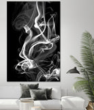 Black Smoke Abstract by GI ArtLab on GIANT ART - black abstract