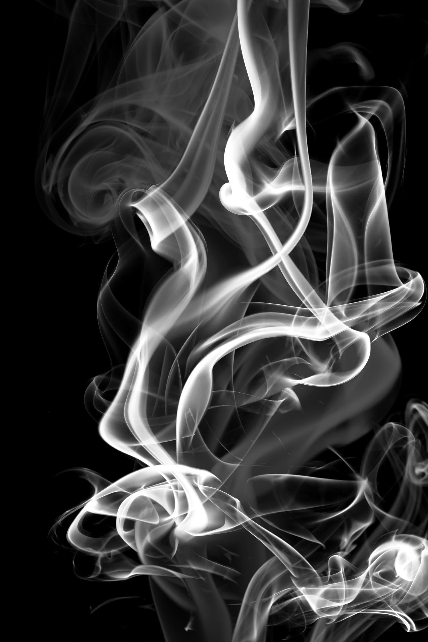 Black Smoke Abstract by GI ArtLab on GIANT ART - black abstract